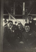 Five men; Fédèle Azari, Italian, 1895 - 1930, Milan, Italy; 1914 - 1929; Gelatin silver print; 16.3 x 11.6 cm
