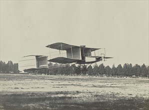 Early airplane prototype; Fédèle Azari, Italian, 1895 - 1930, Milan, Italy; 1914 - 1929; Gelatin silver print; 17.4 x 18 cm