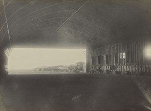 View from Inside a Hanger; Fédèle Azari, Italian, 1895 - 1930, Italy; 1914 - 1929; Gelatin silver print; 17.3 x 23.5 cm