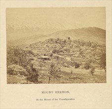Mount Hermon, Or the Mount of the Transfiguration; Francis Bedford, English, 1815,1816 - 1894, London, England; April 27, 1862
