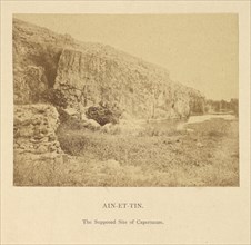 Ain-et-Tin, The Supposed Site of Capernaum; Francis Bedford, English, 1815,1816 - 1894, London, England; 1862; Albumen silver