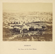 Hebron, the Town, and the Great Mosque; Francis Bedford, English, 1815,1816 - 1894, London, England; 1862; Albumen silver print