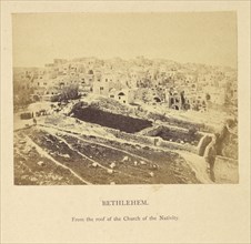 Bethlehem from the Roof of the Church of the Nativity; Francis Bedford, English, 1815,1816 - 1894, London, England; 1862