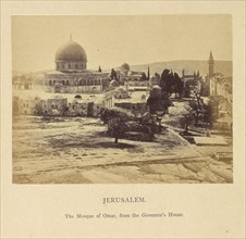 Jerusalem, The Mosque of Omar, from the Governor's House; Francis Bedford, English, 1815,1816 - 1894, London, England; 1862