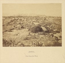 Joppa, View from the West; Francis Bedford, English, 1815,1816 - 1894, London, England; 1862; Albumen silver print
