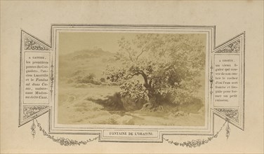 Fontaine de L'Oratini; Ernest Barrias, French, 1841 - 1905, Paris, France; 1855; Albumen silver print