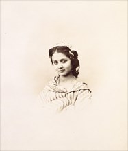 Portrait of an  Young Woman; Gustave Le Gray, French, 1820 - 1884, about 1858; Albumen silver print
