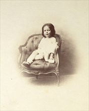 Portrait of a Seated Child; Gustave Le Gray, French, 1820 - 1884, about 1858; Albumen silver print