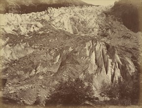 Glacier Inférieur de Grindelwald; Aimé Civiale, Italian, 1821 - 1893, Switzerland; 1860; Albumen silver print