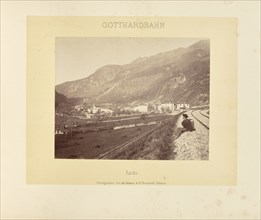 Gotthardbahn Faido; Adolphe Braun & Cie, French, 1876 - 1889, Dornach, France; about 1875–1882; Albumen silver print