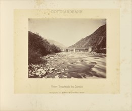 Gotthardbahn Untere Tessinbrücke bei Giornico; Adolphe Braun & Cie, French, 1876 - 1889, Dornach, France; about 1875–1882