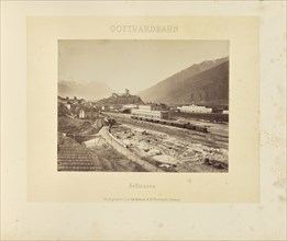 Gotthardbahn Bellinzona; Adolphe Braun & Cie, French, 1876 - 1889, Dornach, France; about 1875–1882; Albumen silver print