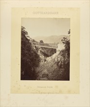 Gotthardbahn Robasacco Brücke; Adolphe Braun & Cie, French, 1876 - 1889, Dornach, France; about 1875–1882; Albumen silver print