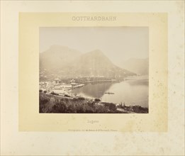 Gotthardbahn Lugano; Adolphe Braun & Cie, French, 1876 - 1889, Dornach, France; about 1875–1882; Albumen silver print