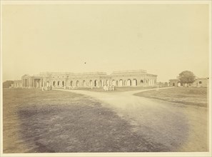 Balrampur Hospital, Lucknow; Lucknow, India; about 1863 - 1887; Albumen silver print