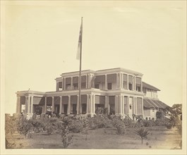 Colonial Residence, India; India; about 1863 - 1887; Albumen silver print