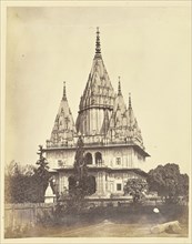 Hindu Temple, India; India; about 1863 - 1887; Albumen silver print