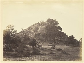 Hut on a Hillside, India; India; about 1863 - 1887; Albumen silver print