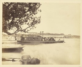 Paddle Steamer, India; India; about 1863 - 1887; Albumen silver print