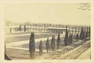 Enclosed Courtyard with Terrace, India; India; about 1863 - 1887; Albumen silver print