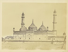 Asafi Masjid in the Bara Imambara Complex, Lucknow; Lucknow, India; about 1863 - 1887; Albumen silver print