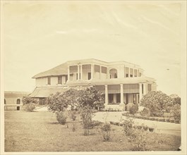 Colonial Residence, India; India; about 1863 - 1887; Albumen silver print