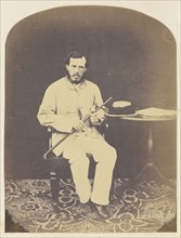 Man; Attributed to Felice Beato, 1832 - 1909, India; 1858 - 1859; Albumen silver print