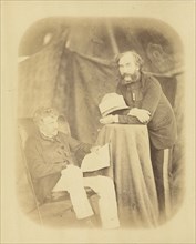Colonel Harness, CB, and Colonel Yule; Felice Beato, 1832 - 1909, India; 1858 - 1859; Albumen silver print