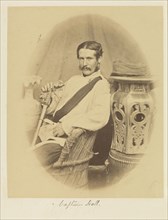 Captain Hall; Felice Beato, 1832 - 1909, India; 1858 - 1859; Albumen silver print
