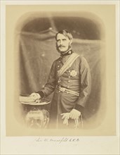 Sir W. Mansfield, K.C.B; Felice Beato, 1832 - 1909, India; 1858 - 1859; Albumen silver print