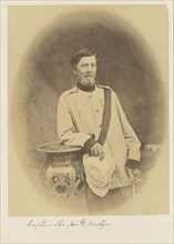 Captain The Honorable Mostyn; Felice Beato, 1832 - 1909, India; 1858 - 1859; Albumen silver print