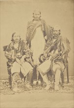 Three Sons of Hyder; India; 1858 - 1869; Albumen silver print