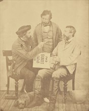 Major Crommelin, Colonel Yule and Sir G. Yule; India; 1862; Albumen silver print