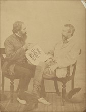 Colonel Yule and Sir G. Yule; India; 1862; Albumen silver print