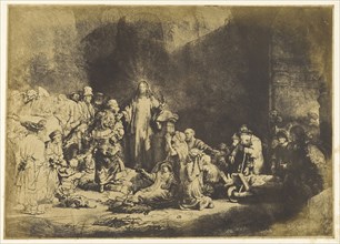 Jésus-Christ Guérissant les Malades; Bisson Frères, French, active 1840 - 1864, Paris, France; 1858; Salted paper print