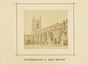 Peterborough, St. John Baptist; William Ball, British, active 1860s - 1870s, London, England; 1868; Albumen silver print