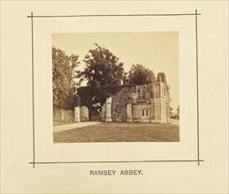 Ramsey Abbey; William Ball, British, active 1860s - 1870s, London, England; 1868; Albumen silver print