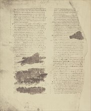 Folio 160, Verso; Roger Fenton, English, 1819 - 1869, London, England; 1856; Salted paper print