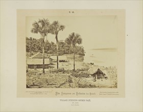 Village d'Indiens Soumis Paçé; Albert Frisch, German, 1840 - 1918, Brazil; about 1867; Albumen silver print