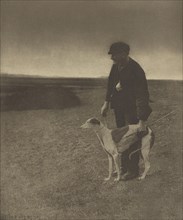 The Poacher - A Hare in View. Suffolk; Peter Henry Emerson, British, born Cuba, 1856 - 1936, London, England; 1888
