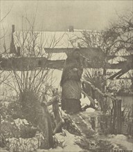 A Slippery Path - Winter Scene. Norfolk; Peter Henry Emerson, British, born Cuba, 1856 - 1936, London, England; 1888