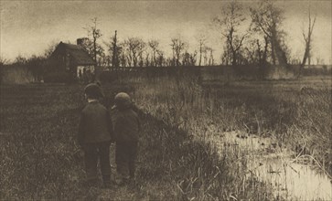 A Toad in the Path: Early Spring in Norfolk; Peter Henry Emerson, British, born Cuba, 1856 - 1936, London, England; 1888