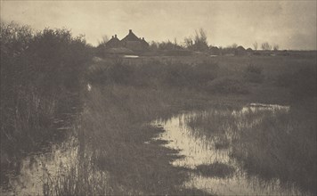 The Fringe of the Marsh; Peter Henry Emerson, British, born Cuba, 1856 - 1936, London, England; 1886; Platinum print; 17.6 x 28