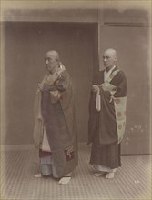 Buddhist Priests; Kusakabe Kimbei, Japanese, 1841 - 1934, active 1880s - about 1912, Japan; 1870s - 1890s; Hand-colored Albumen