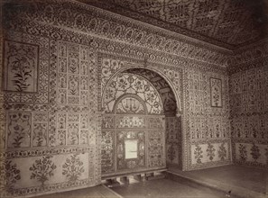 The Sumor's, Paury Interior View, Delhi; Lala Deen Dayal, Indian, 1844 - 1905, India; 1883 - 1884; Albumen silver print