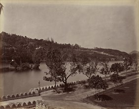 Kandy Lake; Charles T. Scowen, English, 1852 - 1948, Ceylon; 1870s - 1890s; Albumen silver print