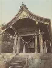 Sambutsude Bell, Nikko; Kusakabe Kimbei, Japanese, 1841 - 1934, active 1880s - about 1912, Nikko, Japan; 1870s - 1890s