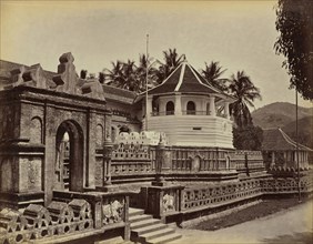 Temple, Sri Lanka; Charles T. Scowen, English, 1852 - 1948, Sri Lanka; 1870s - 1890s; Albumen silver print