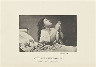 Attitudes Passionnelles Supplication Amoureuse; Paul-Marie-Léon Regnard, French, 1850 - 1927, Paris, France; 1878; Photogravure