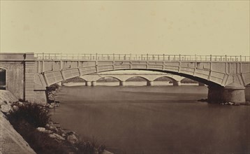 Viaduc de l'Iser; Édouard Baldus, French, born Germany, 1813 - 1889, France; about 1861; Albumen silver print